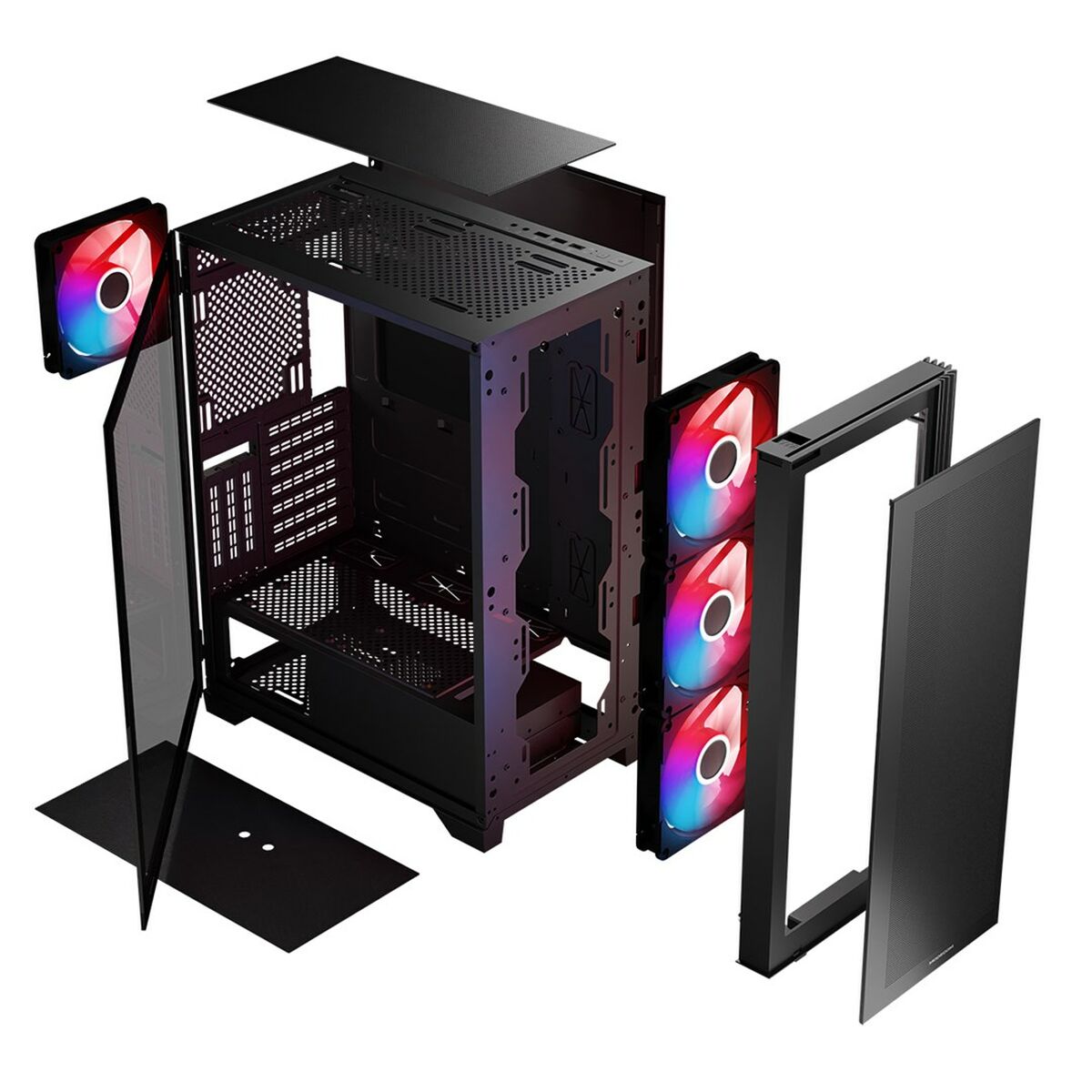 Блок полубашня ATX Galileo Modecom AT-MISTRAL-MG-10-00ARGB-0002 Чёрный-4