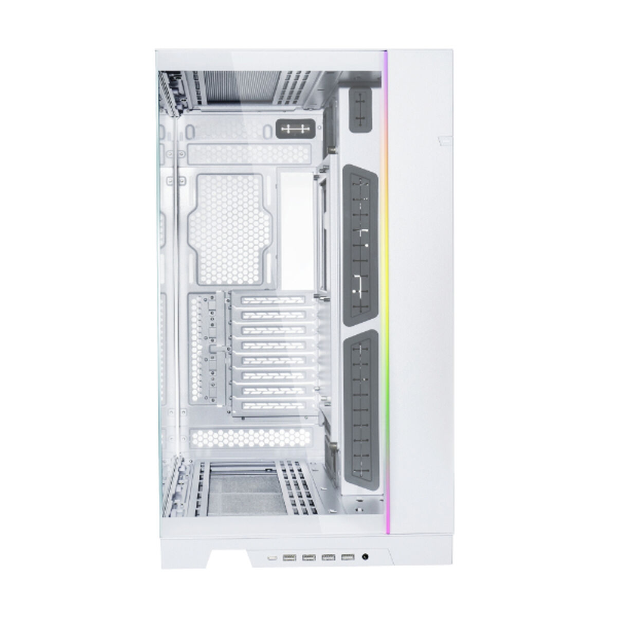 Блок полубашня ATX Galileo Lian-Li O11DEXL-W Белый Разноцветный-2