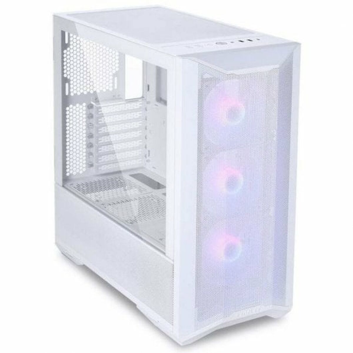 Блок полубашня ATX Galileo Lian-Li LANCOOL II MESH C RGB SNOW Белый Чёрный Snow white-6