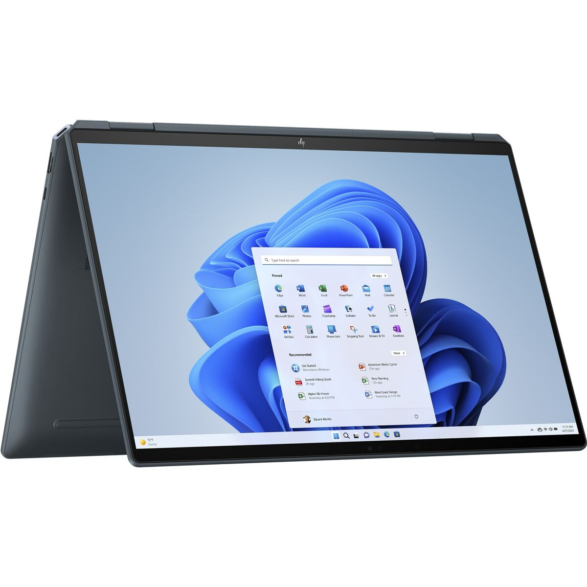 Ноутбук HP Spectre x360 16-aa0075nw 16 16 GB RAM 1 TB SSD Qwerty US Intel Core Ultra 7 155H-3