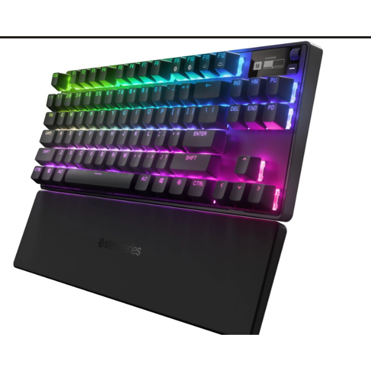 Беспроводная клавиатура SteelSeries Apex 9 Чёрный Разноцветный Монохромный QWERTY Qwerty US-3