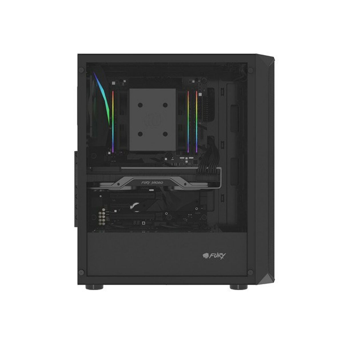 Блок полубашня ATX Galileo Natec NFO-2152 Чёрный-5