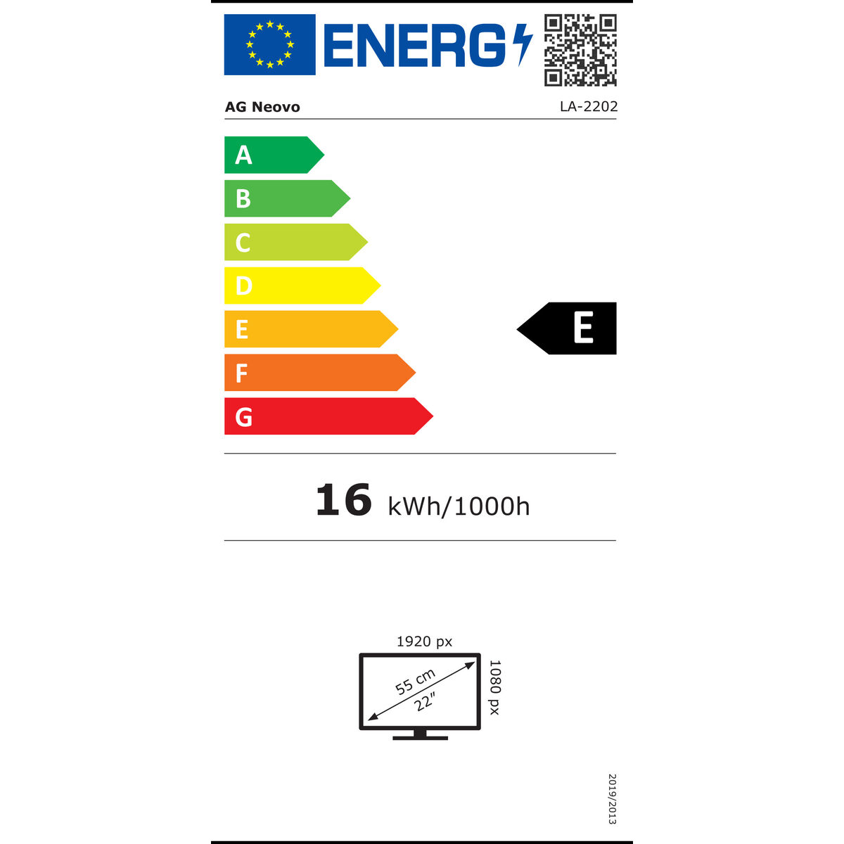Монитор Ag Neovo LA-2202 Full HD 21,5-3