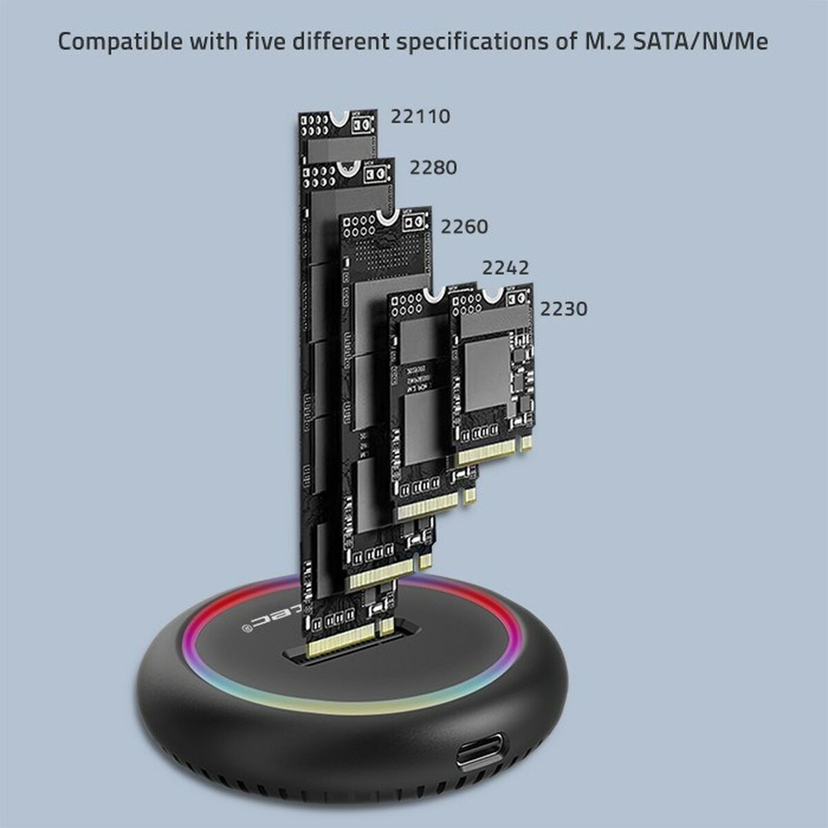 Док / зарядная база Qoltec 52275-3