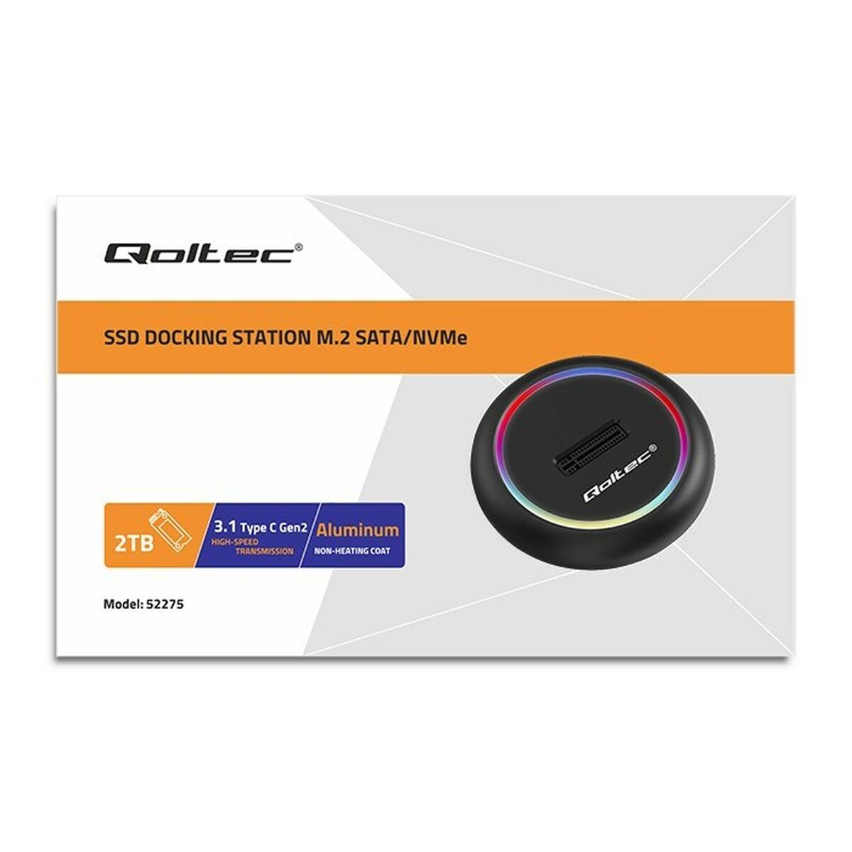 Док / зарядная база Qoltec 52275-8