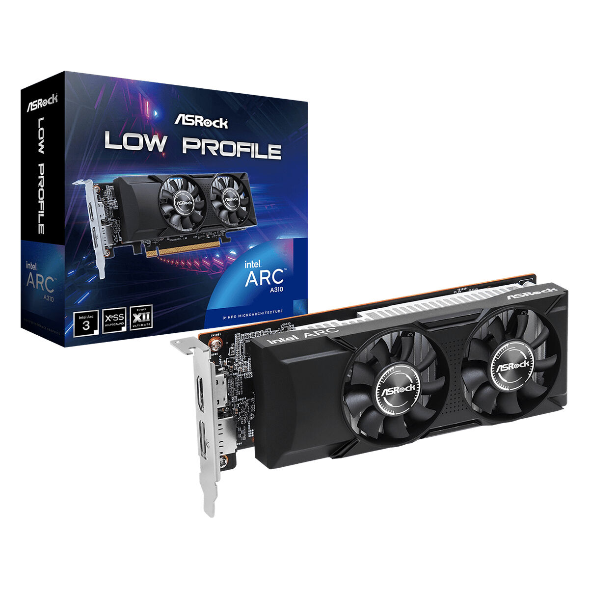 Графическая карта ASRock Arc A310 4 GB GDDR6-2