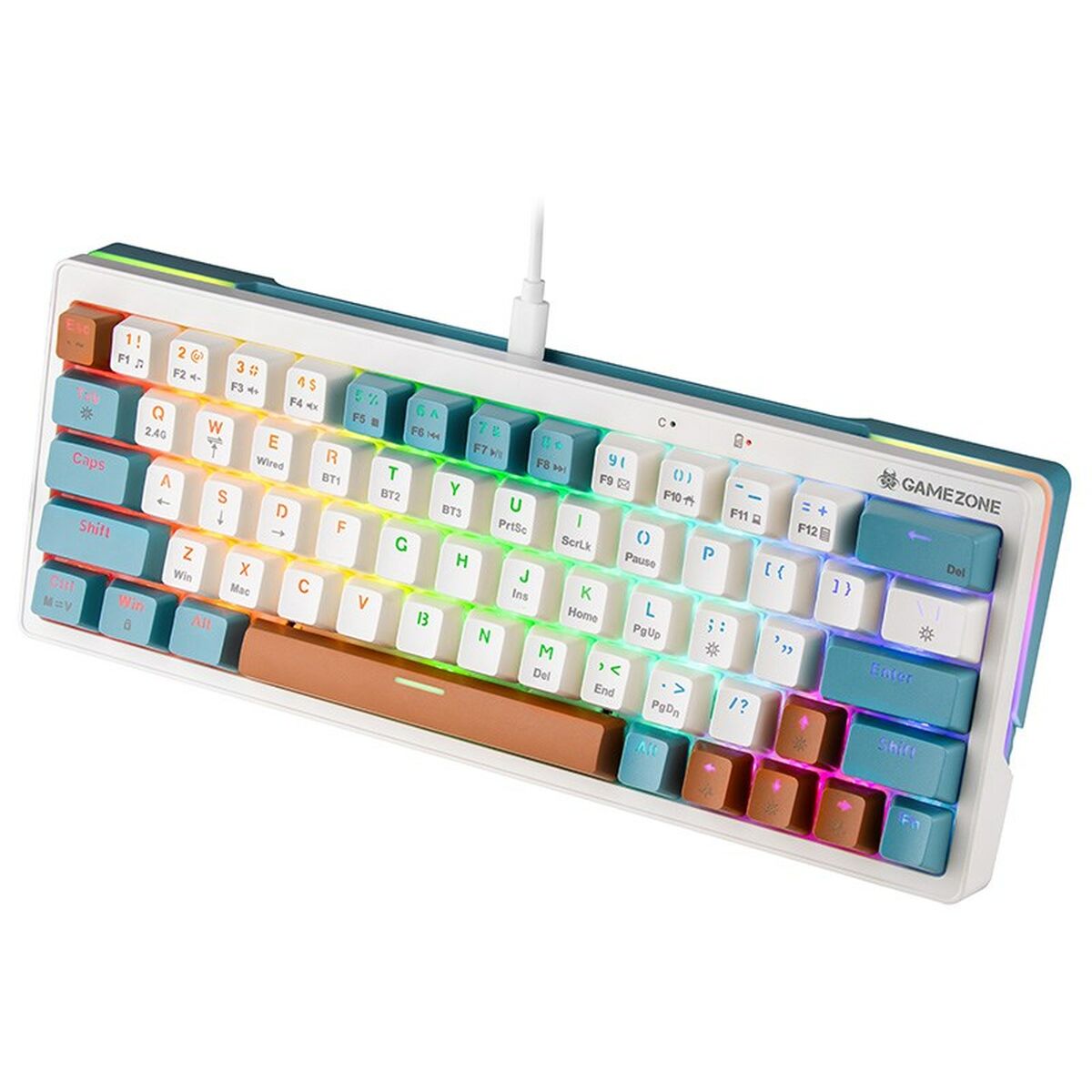 Tracer机械键盘TRAKLA47303白色多色QWERTY