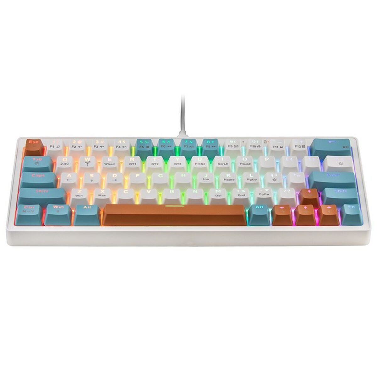 Механическая клавиатура Tracer TRAKLA47303 Белый Разноцветный QWERTY-3