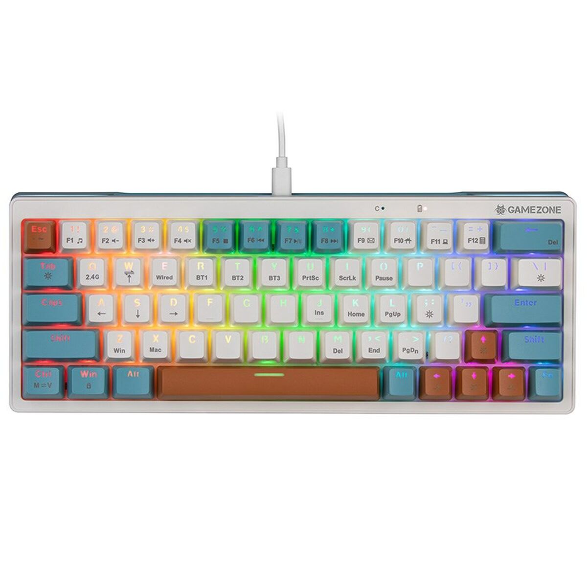 Механическая клавиатура Tracer TRAKLA47303 Белый Разноцветный QWERTY-5