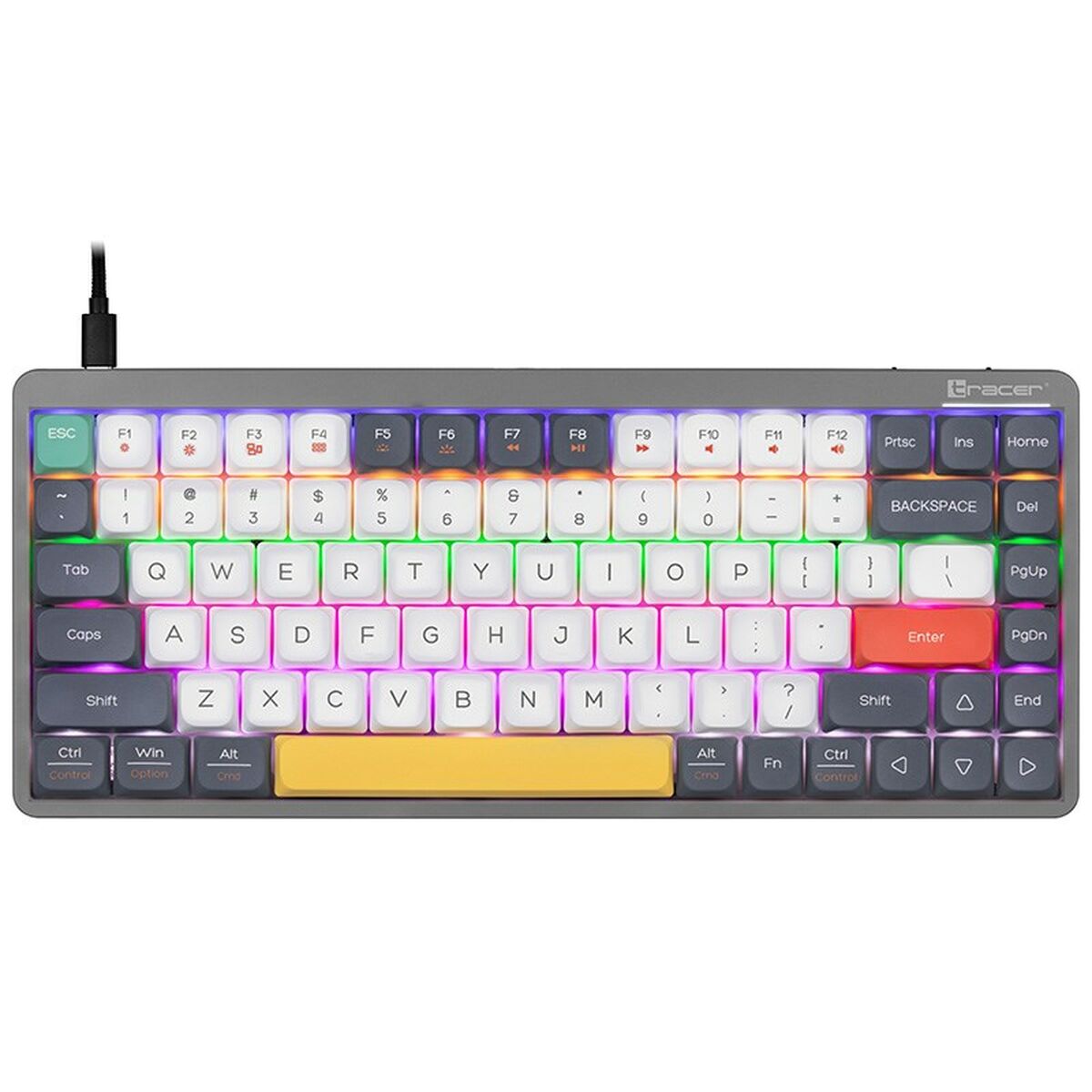 Механическая клавиатура Tracer TRAKLA47279 Белый Разноцветный QWERTY-4