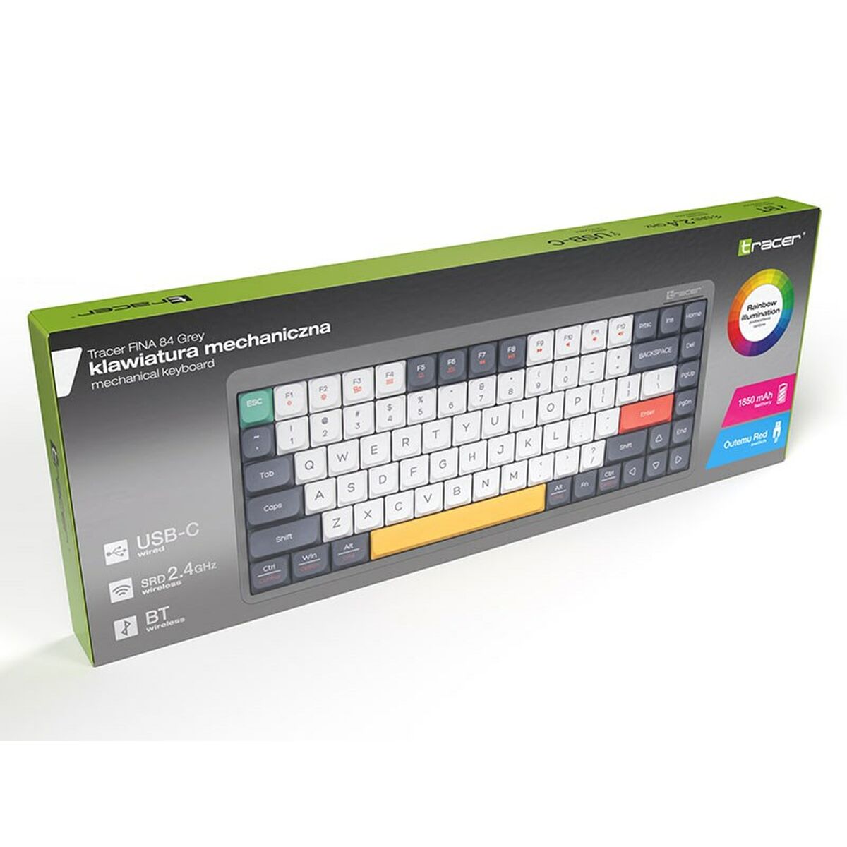 Механическая клавиатура Tracer TRAKLA47279 Белый Разноцветный QWERTY-7