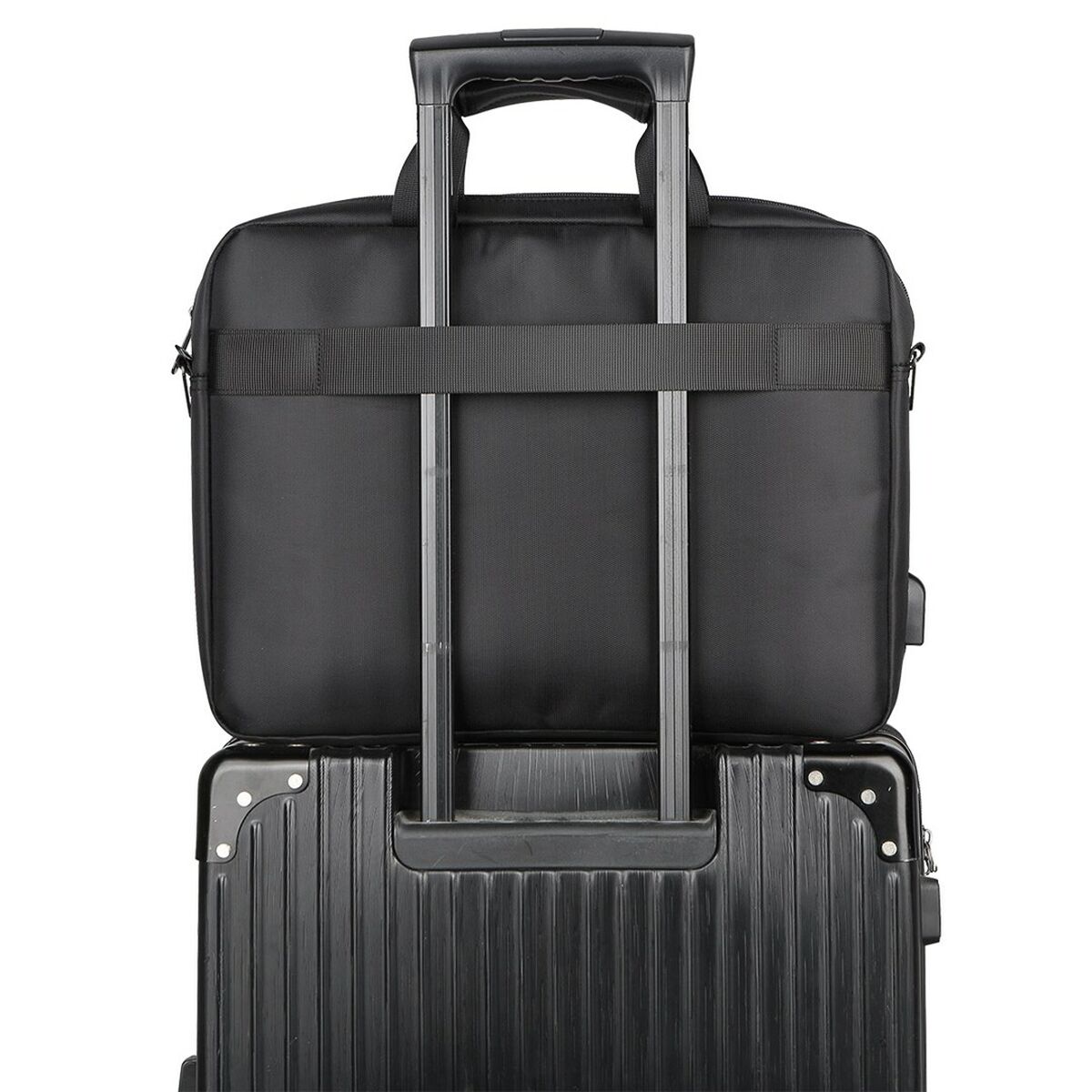 Чемодан Modecom Porto Чёрный 15,6 30 x 40 x 7 cm-7