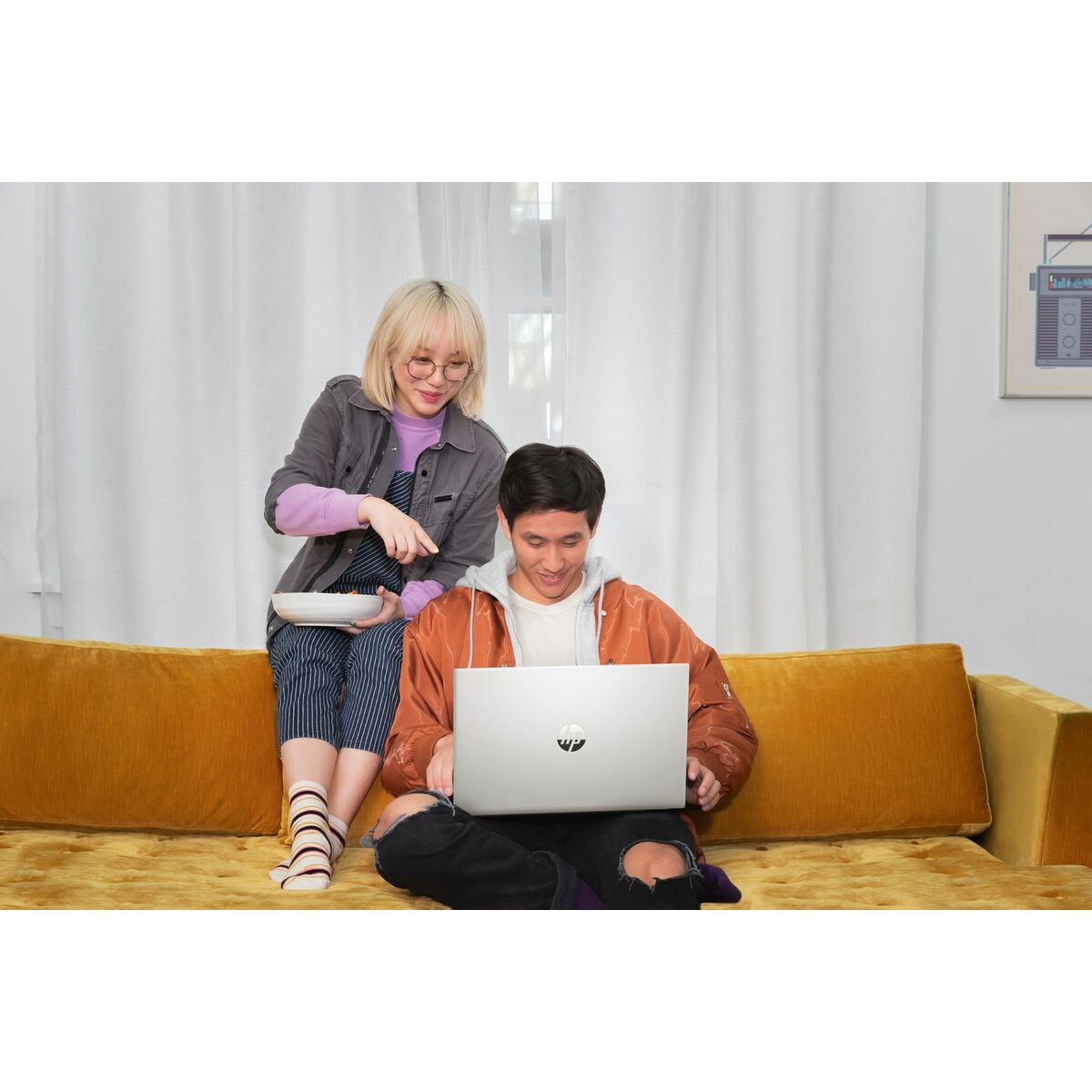 Ноутбук HP 9S4R6EA 15,6 AMD Ryzen 5-7530U 8 GB RAM 512 Гб SSD-5