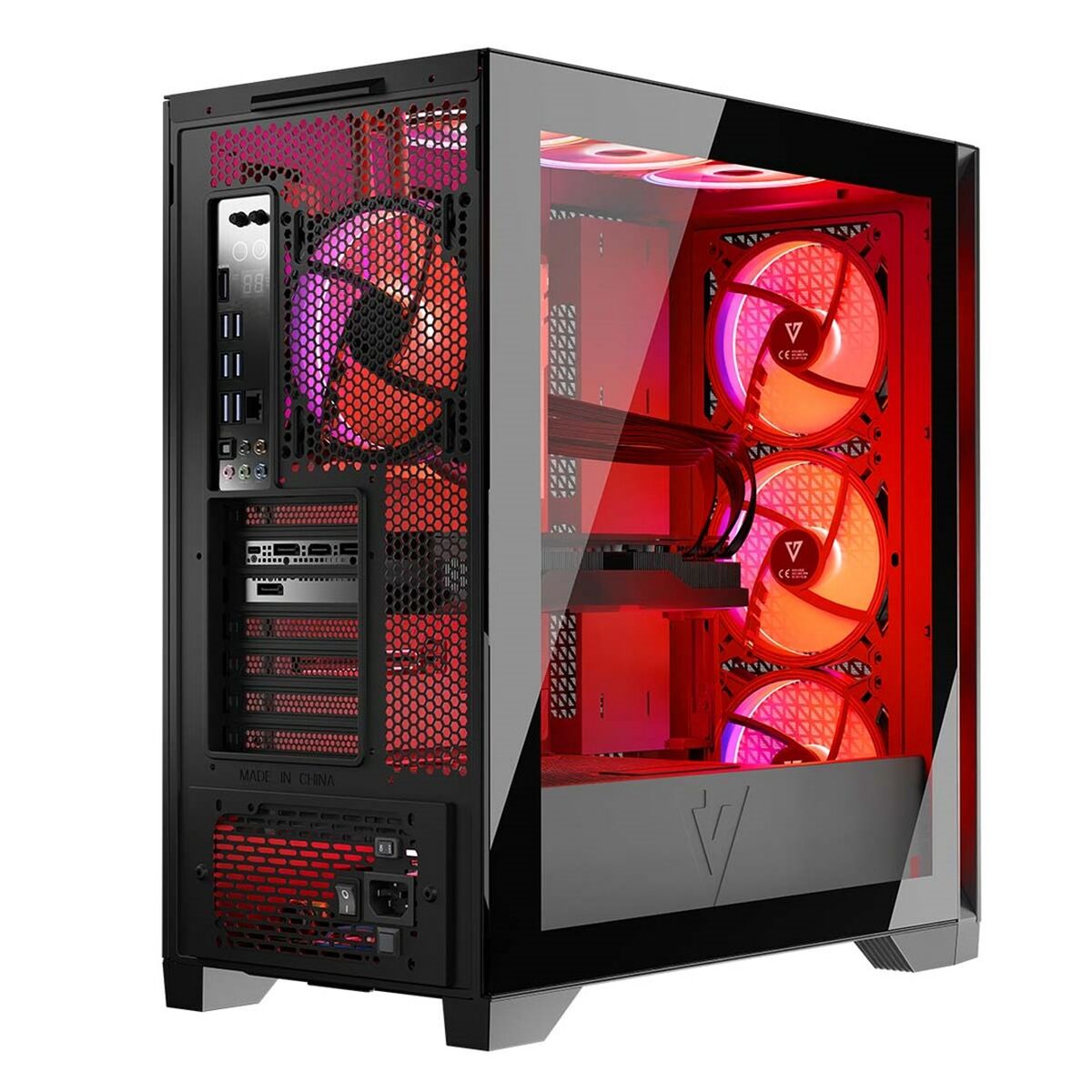 Блок полубашня ATX Galileo Modecom VOLCANO EXPANSE T APEX ARGB Чёрный-2