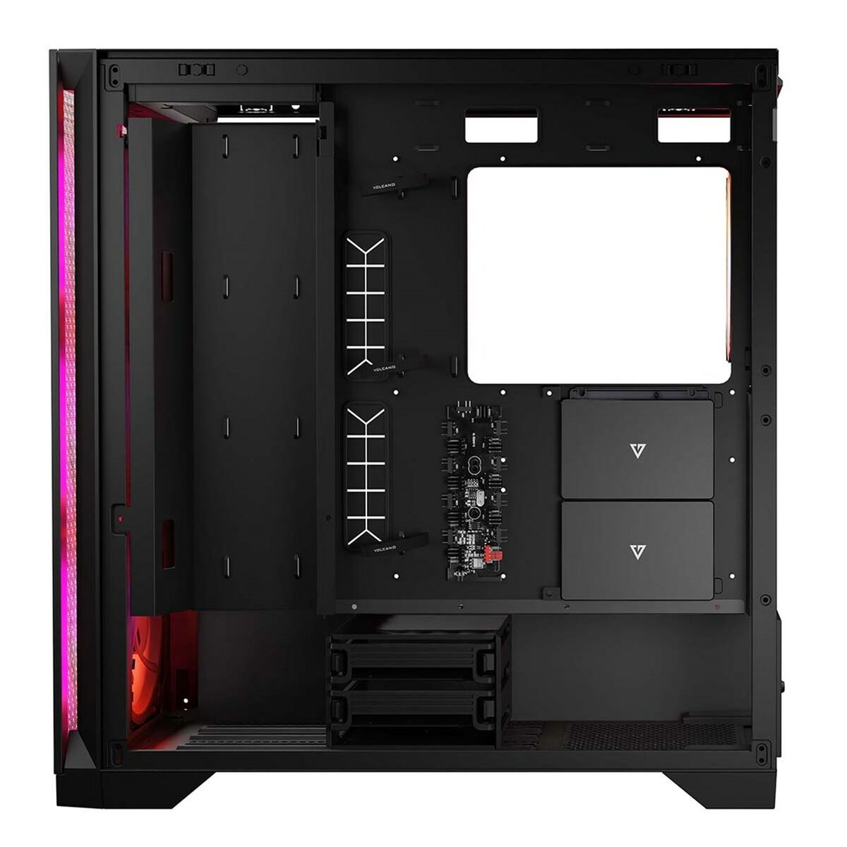 Блок полубашня ATX Galileo Modecom VOLCANO EXPANSE T APEX ARGB Чёрный-6