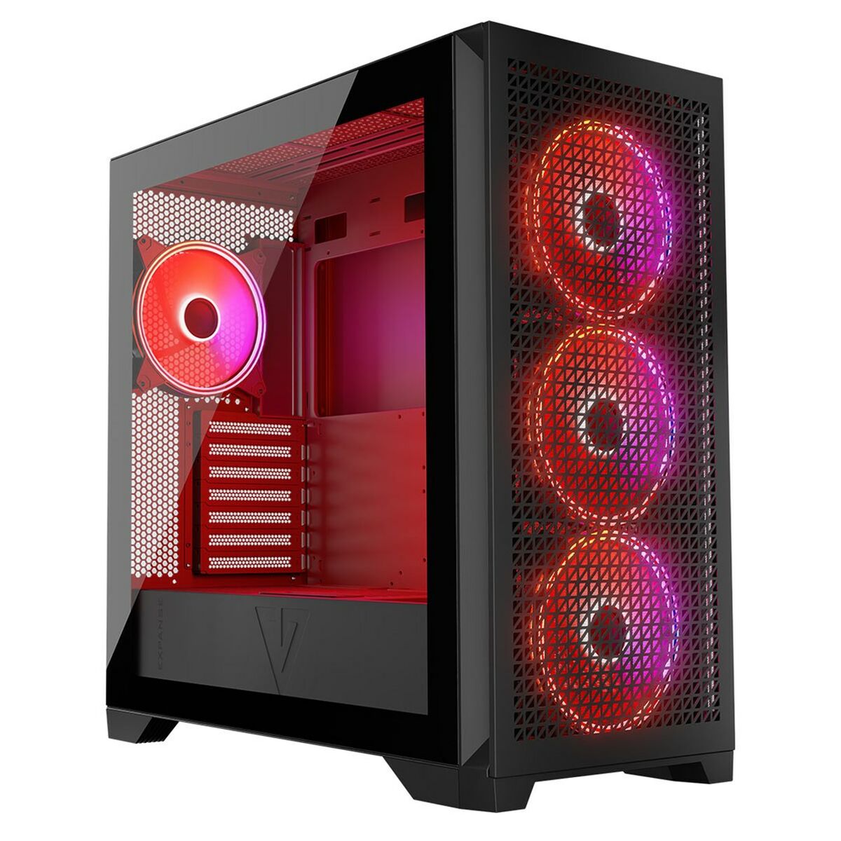 Блок полубашня ATX Galileo Modecom VOLCANO EXPANSE T APEX ARGB Чёрный-8