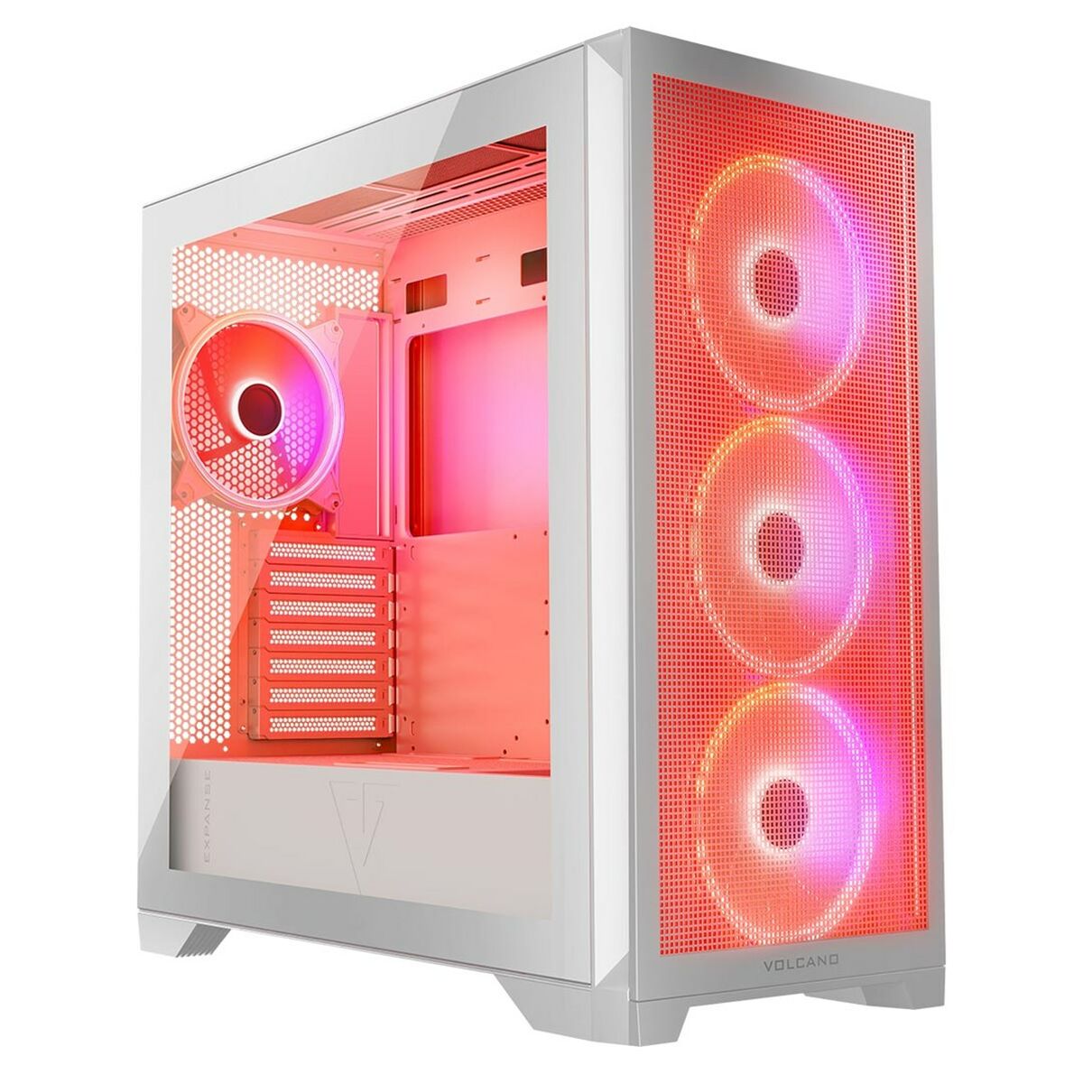 Блок полубашня ATX Galileo Modecom VOLCANO EXPANSE S APEX ARGB Белый-2