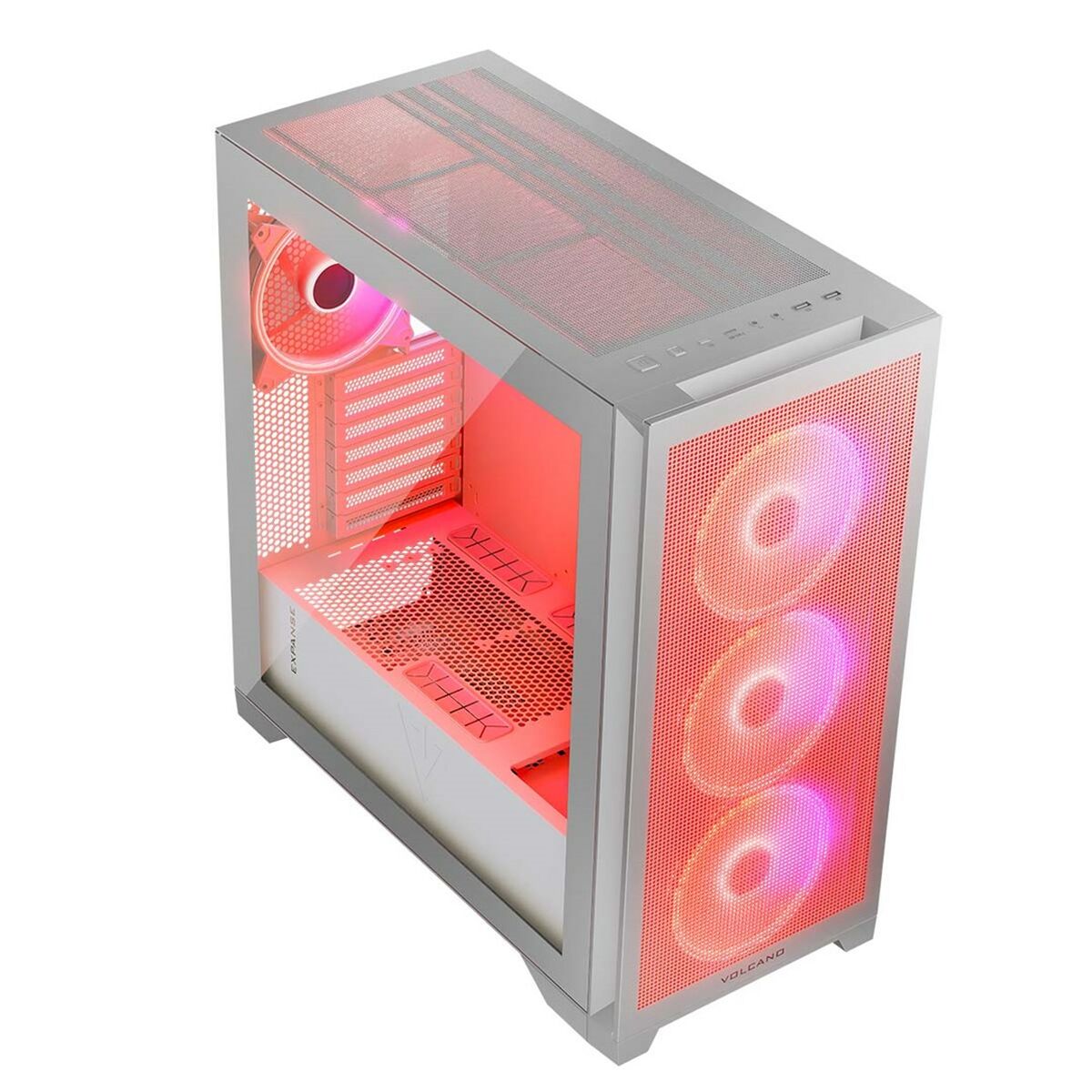 Блок полубашня ATX Galileo Modecom VOLCANO EXPANSE S APEX ARGB Белый-4