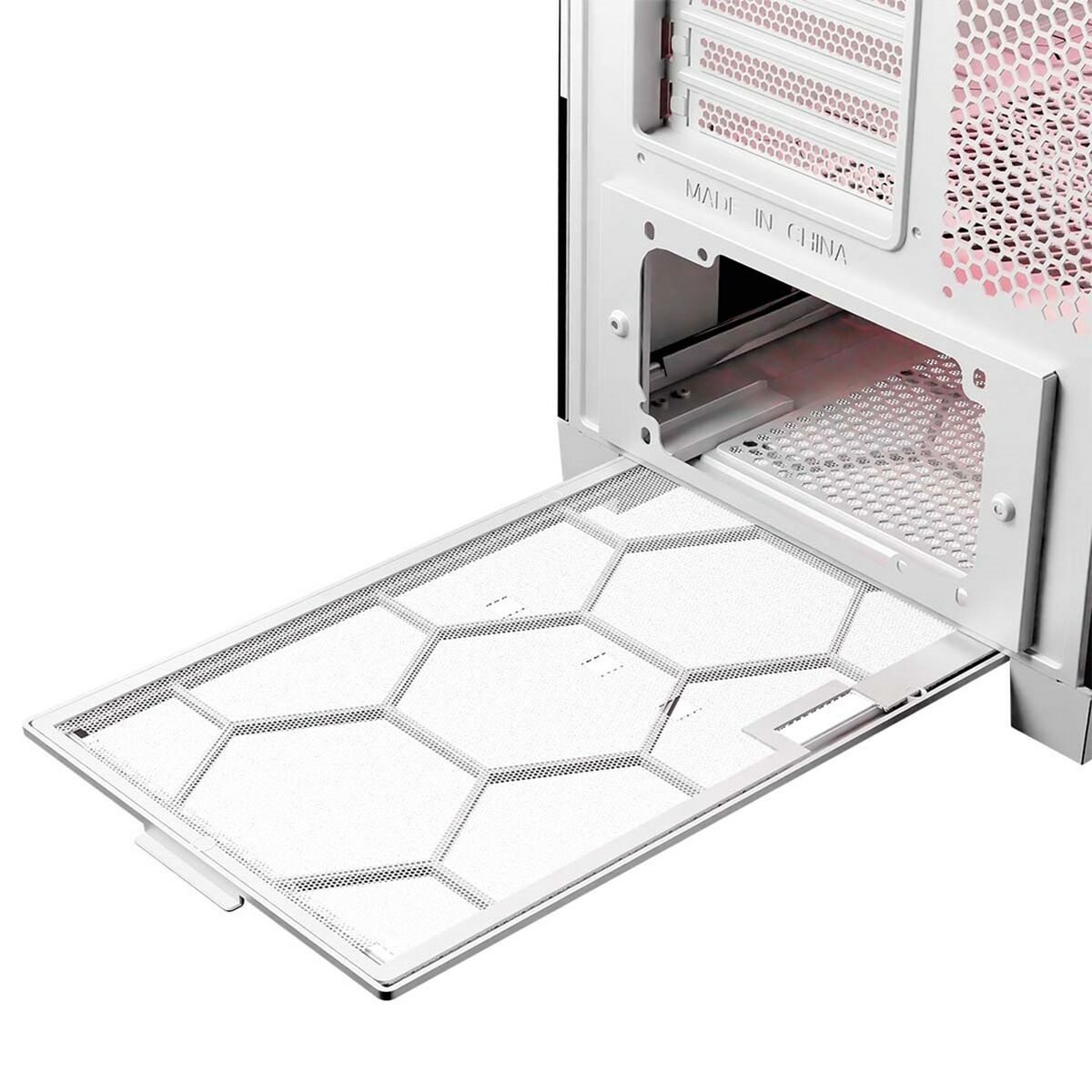 Блок полубашня ATX Galileo Modecom VOLCANO EXPANSE S APEX ARGB Белый-8