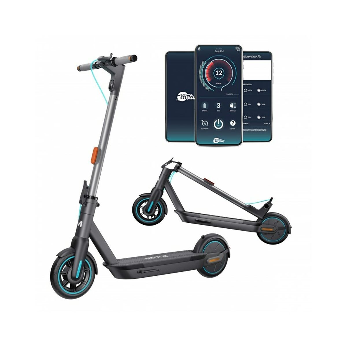 Гироборд Motus Scooty 10 Чёрный 350 W-7