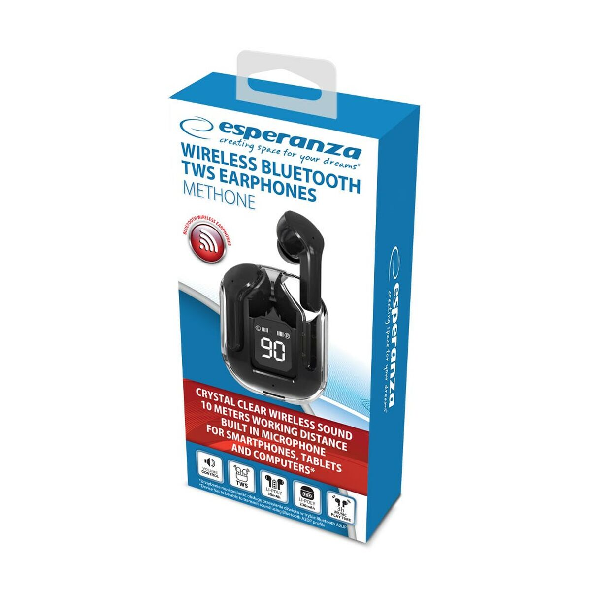 Bluetooth-наушники in Ear Esperanza EH238K Чёрный-5