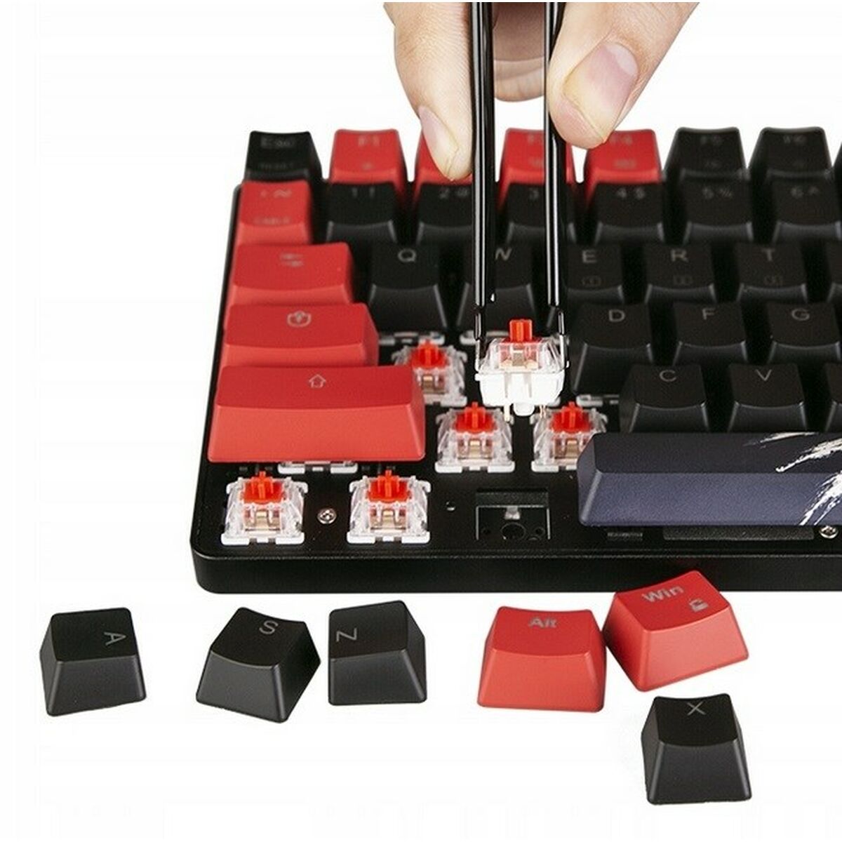 Клавиатура Mad Catz S.T.R.I.K.E. 11 Чёрный Красный-8