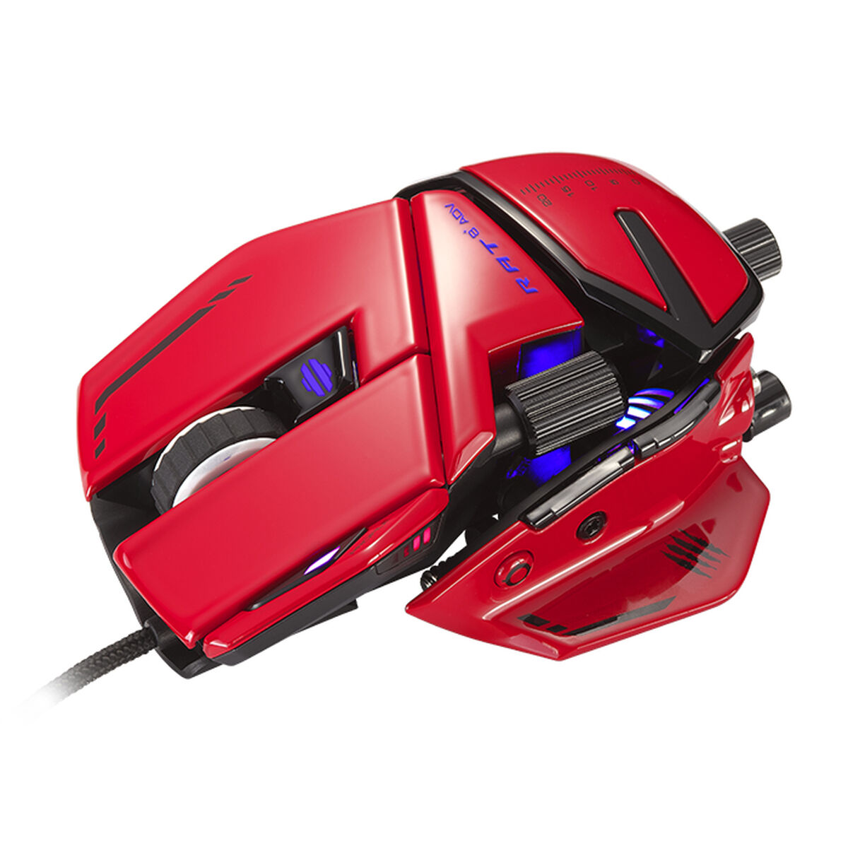 Мышь Mad Catz MR06DCINRD000-0 Чёрный Разноцветный Монохромный 20000 dpi-4
