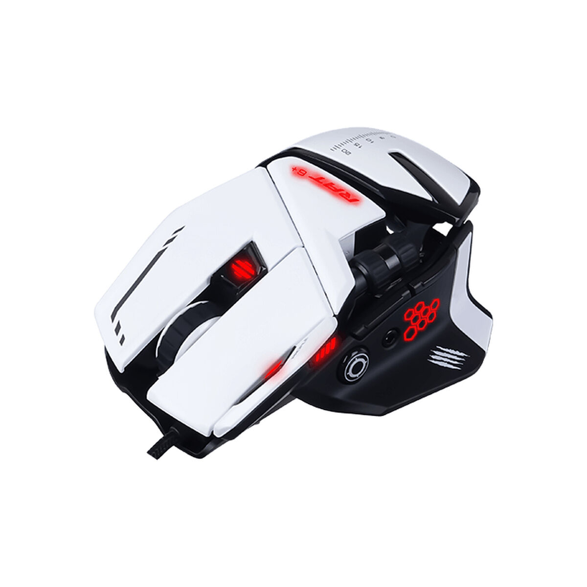 Мышь Mad Catz MR04DCINWH000-0 Белый Разноцветный Монохромный 12000 dpi-3