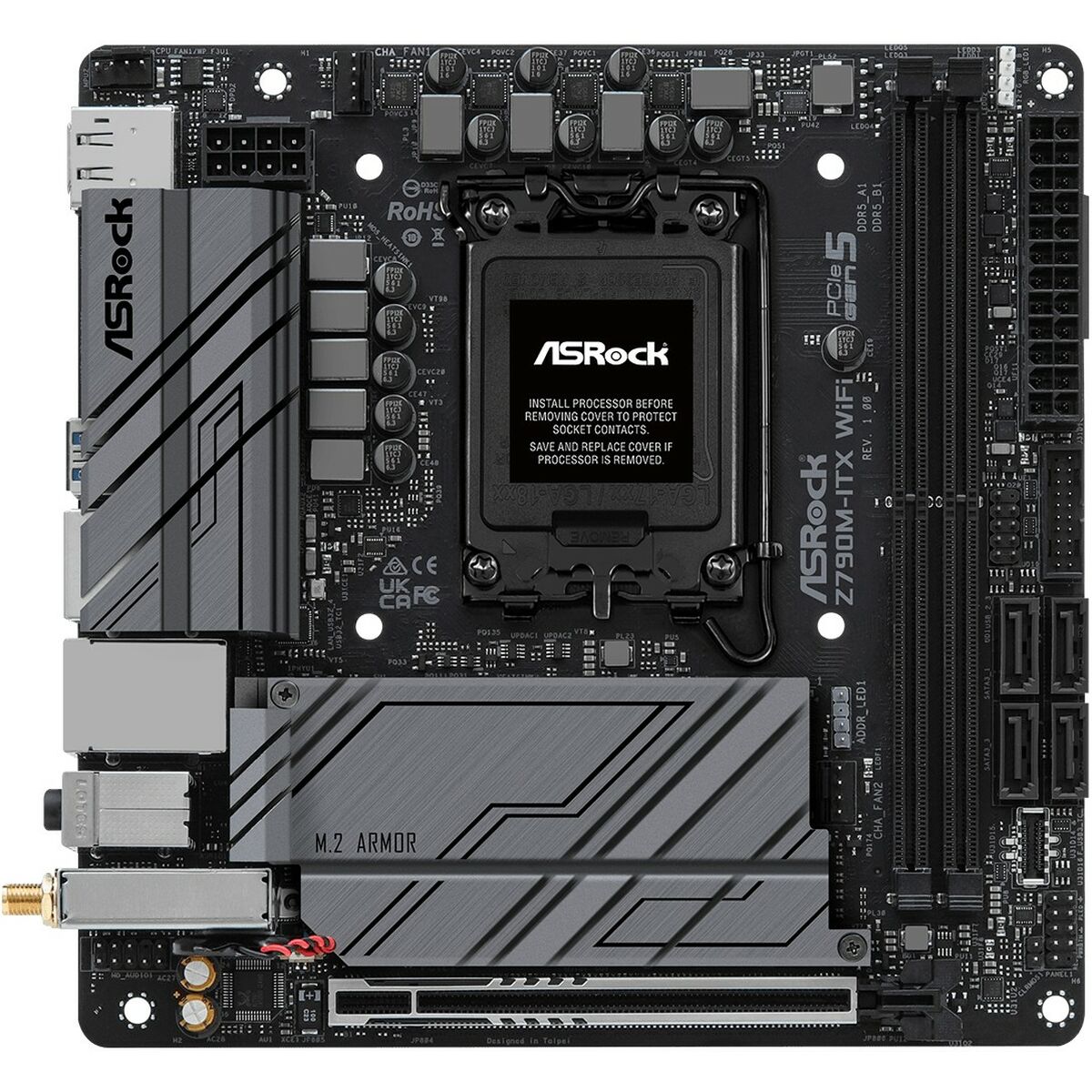 Материнская плата ASRock Z790M-ITX WiFi LGA 1700 INTEL Z790-2