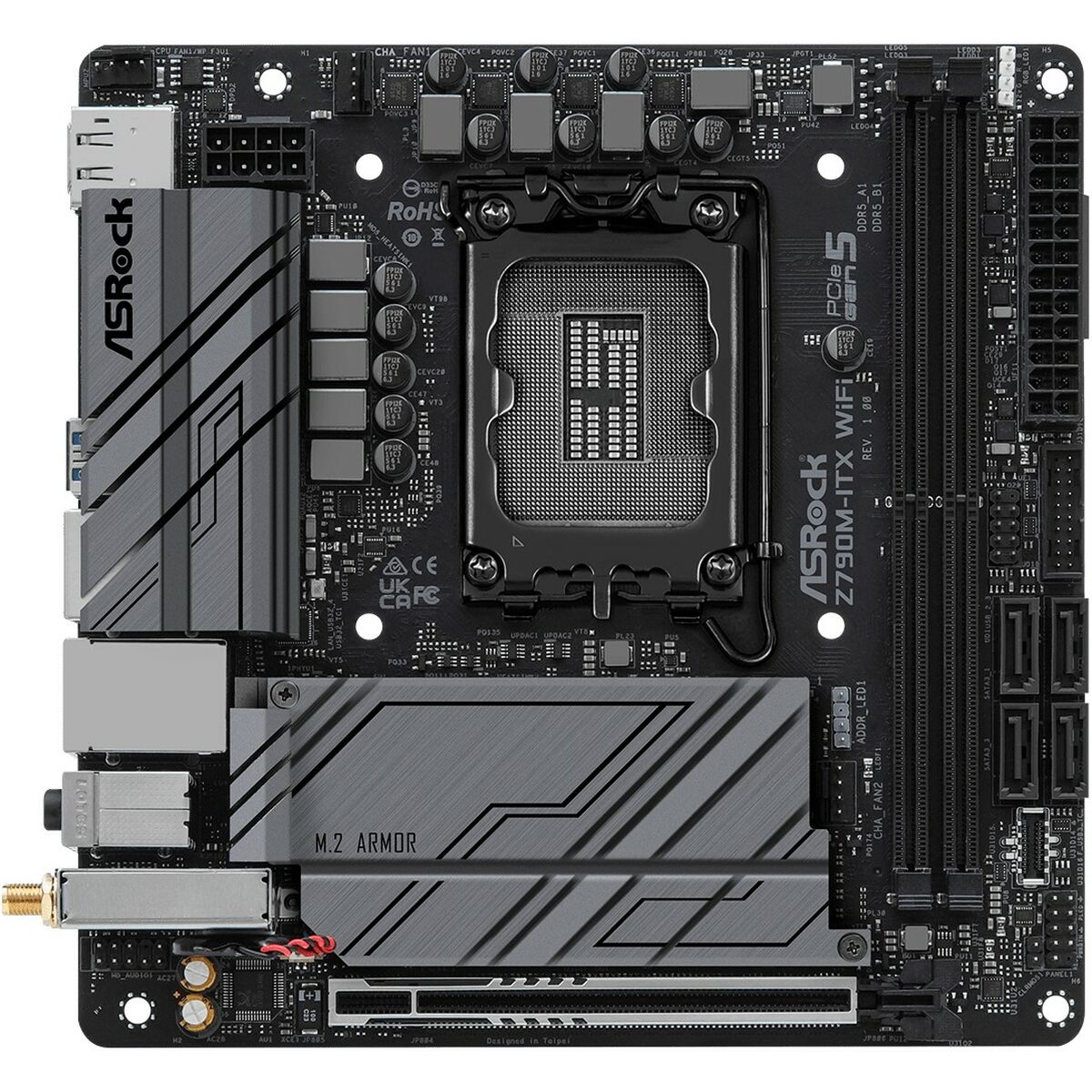 Материнская плата ASRock Z790M-ITX WiFi LGA 1700 INTEL Z790-3