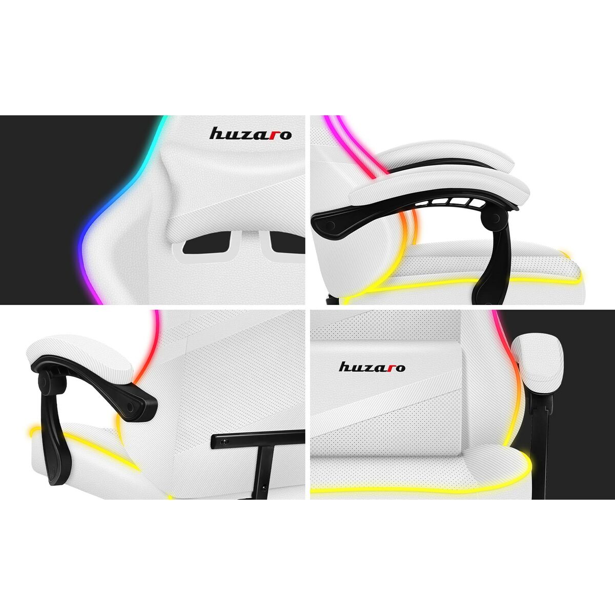 Стул Gaming Huzaro Force 4.4 RGB Белый-7