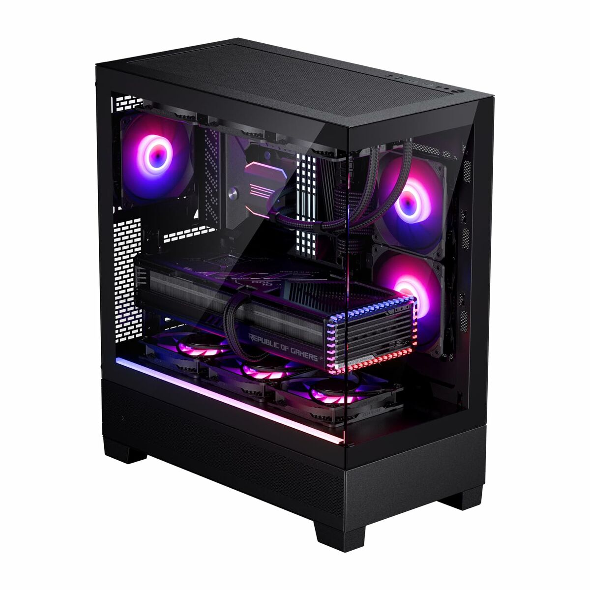 Блок полубашня ATX Galileo Phanteks NV7 Чёрный-8