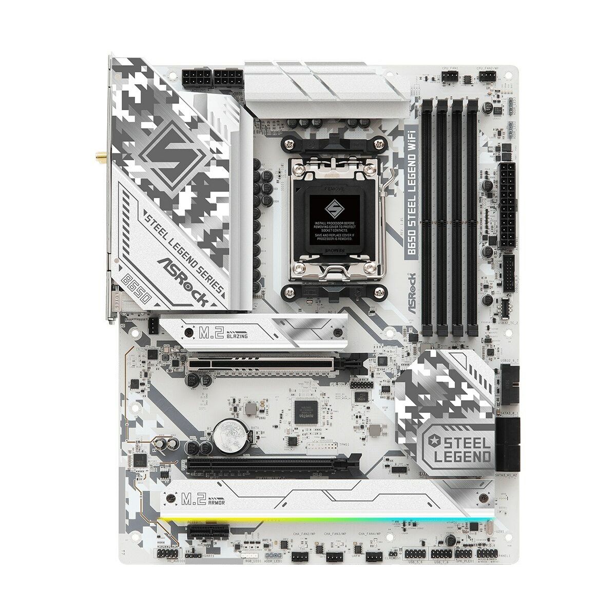 Материнская плата ASRock B650 STEEL LEGEND WIFI Intel Wi-Fi 6 AMD B650 AMD AM5-2