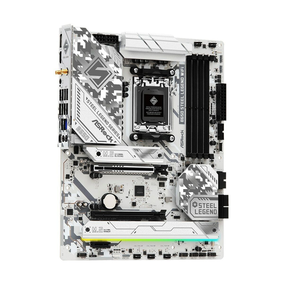 Материнская плата ASRock B650 STEEL LEGEND WIFI Intel Wi-Fi 6 AMD B650 AMD AM5-3