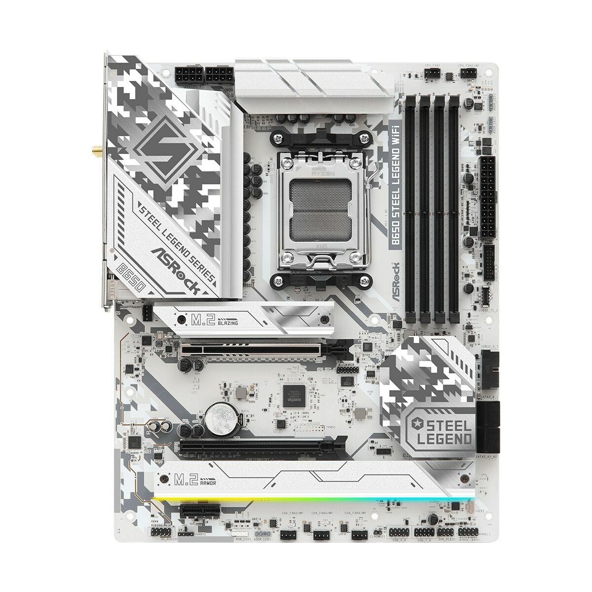 Материнская плата ASRock B650 STEEL LEGEND WIFI Intel Wi-Fi 6 AMD B650 AMD AM5-4