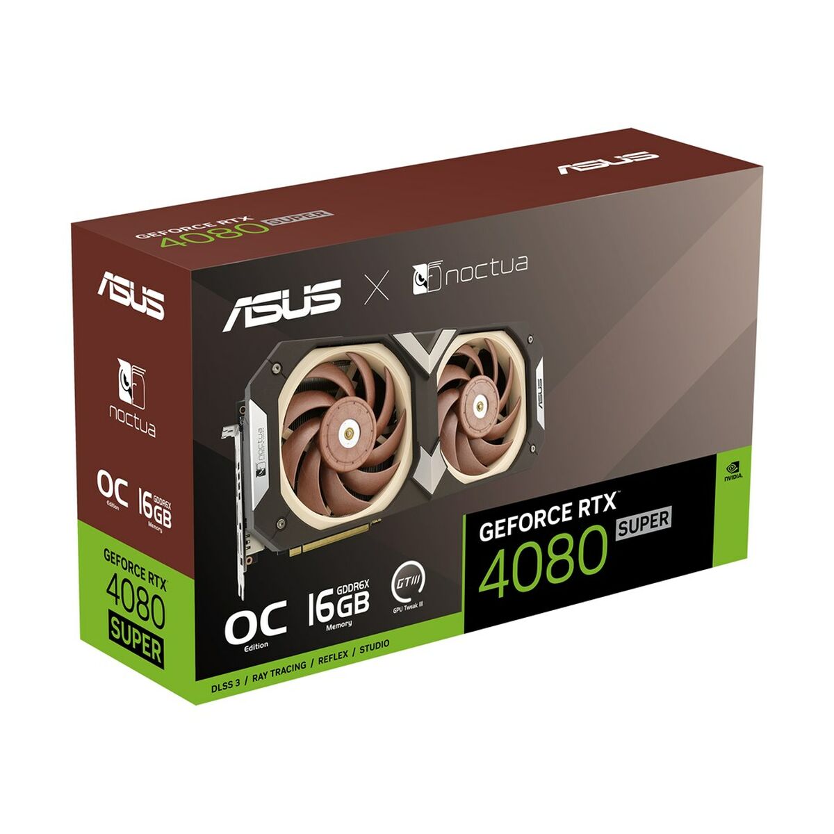 Графическая карта Asus RTX4080S-O16G-NOCTUA GEFORCE RTX 4080 SUPER 16 GB GDDR6X-5