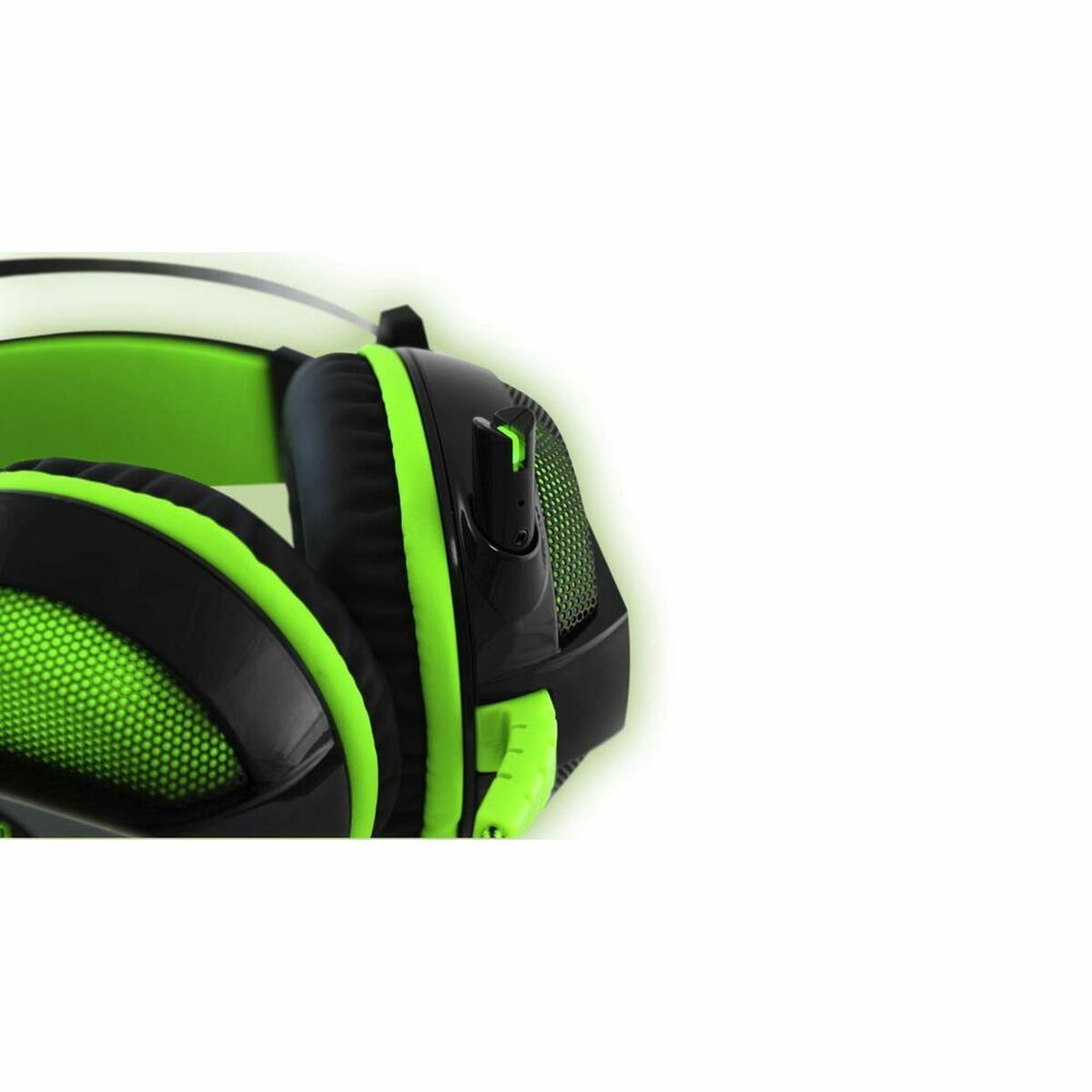 Droxio HADLOK USB Black/Green Gaming Headphones-3