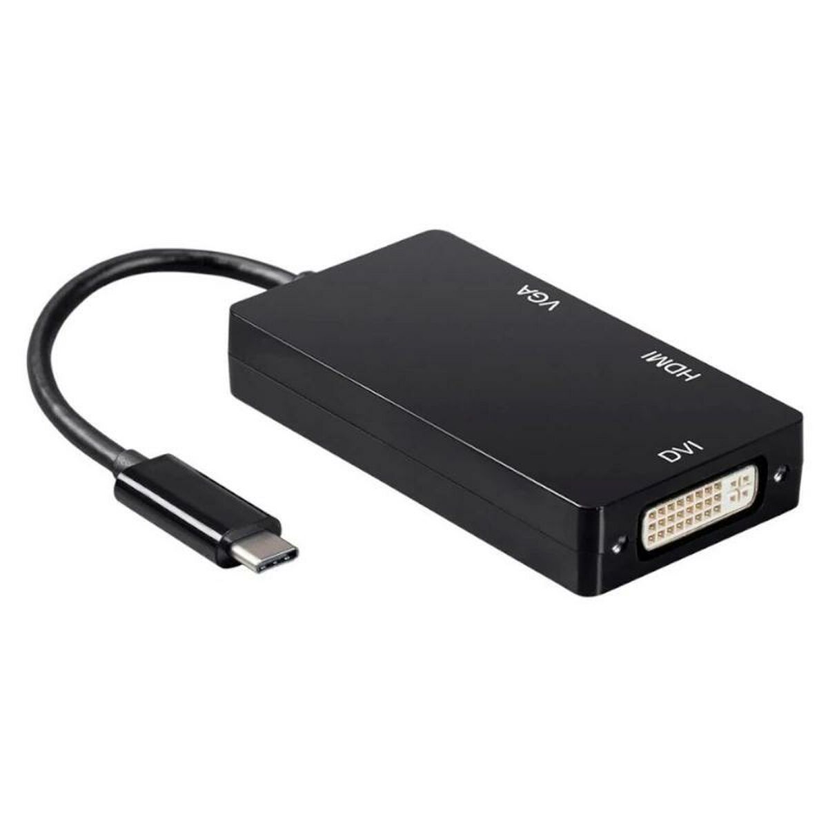 Адаптер USB-C — VGA/HDMI/DVI Aisens A109-0343 Чёрный 15 cm-2