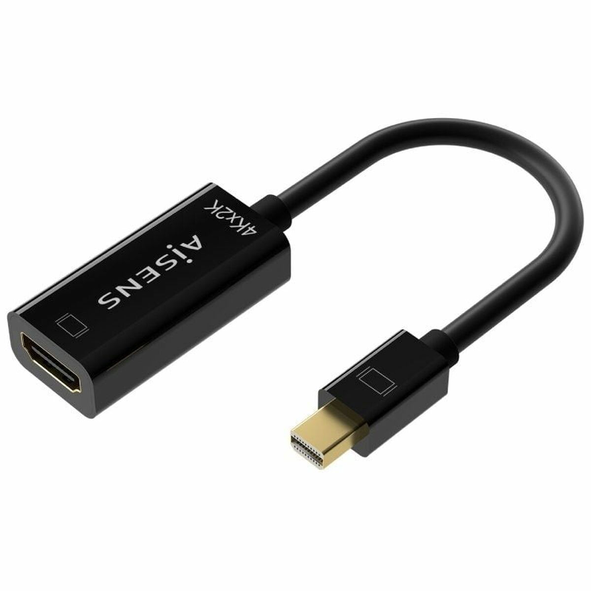 Адаптер Mini Display Port—HDMI Aisens A125-0643 Чёрный 15 cm-2