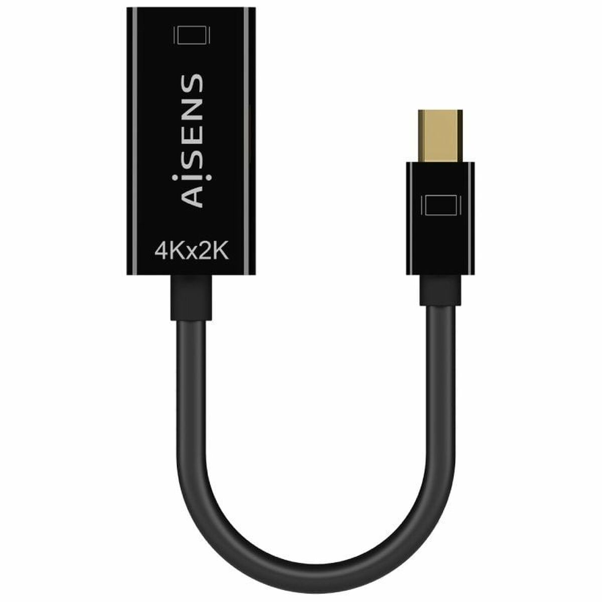 Адаптер Mini Display Port—HDMI Aisens A125-0643 Чёрный 15 cm-3