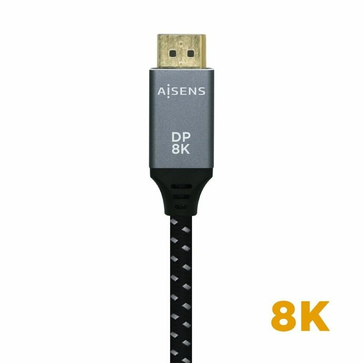 Кабель Displayport Aisens A149-0435 Чёрный Черный/Серый 1 m-2