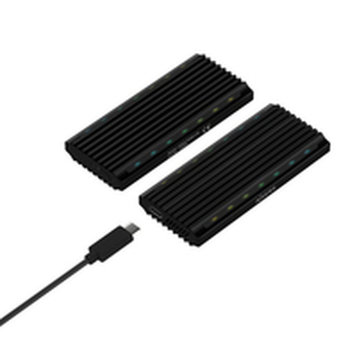 Чехол для жесткого диска Aisens ASM2-RGB012B Чёрный-2