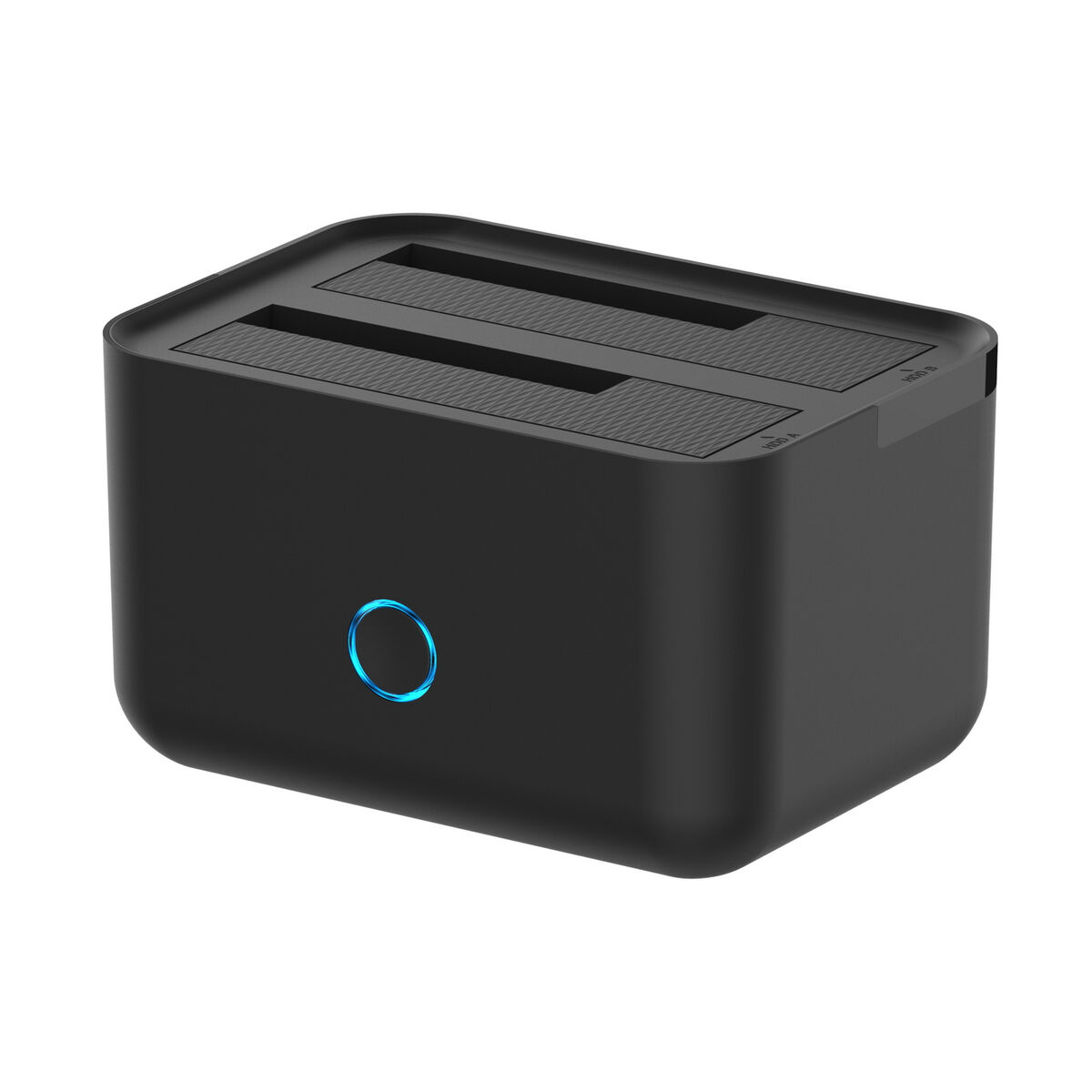 Dock Station Dual Aisens ASDS-D01B Чёрный-5