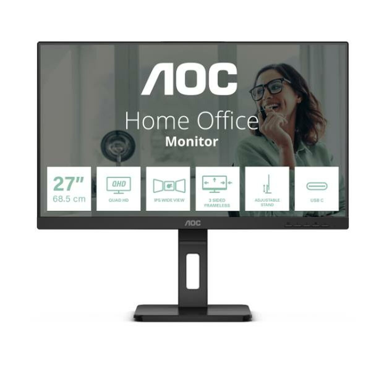 Монитор AOC Q27P3CV QHD 75 Hz 60 Hz-2