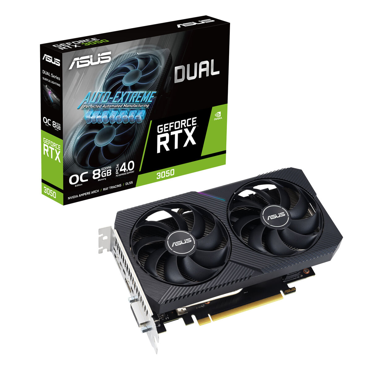 Графическая карта Asus 90YV0GH6-M0NA00 Nvidia GeForce RTX 3050 8 GB GDDR6-2