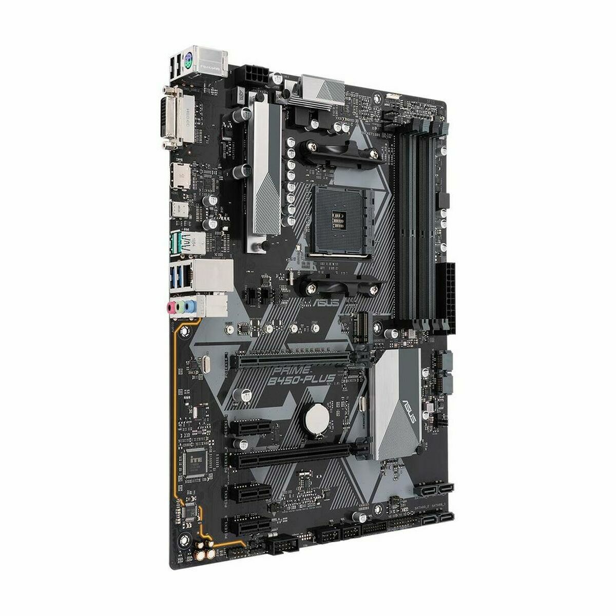 Материнская плата Asus PRIME B450-PLUS ATX DDR4 AM4 AMD B450 AMD AMD AM4-4