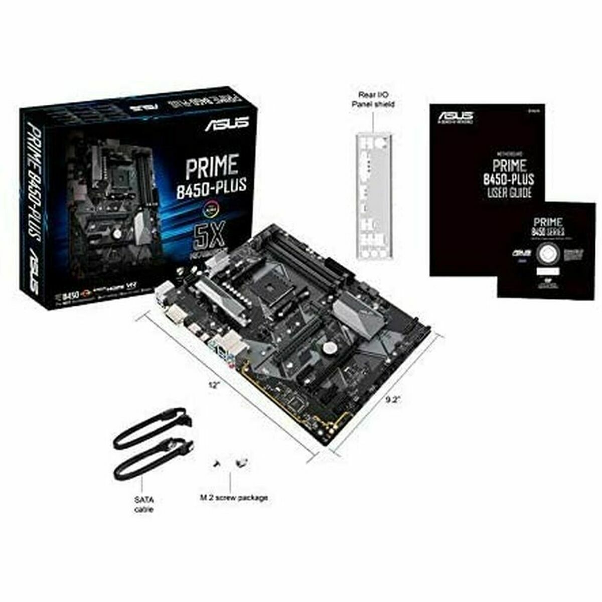 Материнская плата Asus PRIME B450-PLUS ATX DDR4 AM4 AMD B450 AMD AMD AM4-5