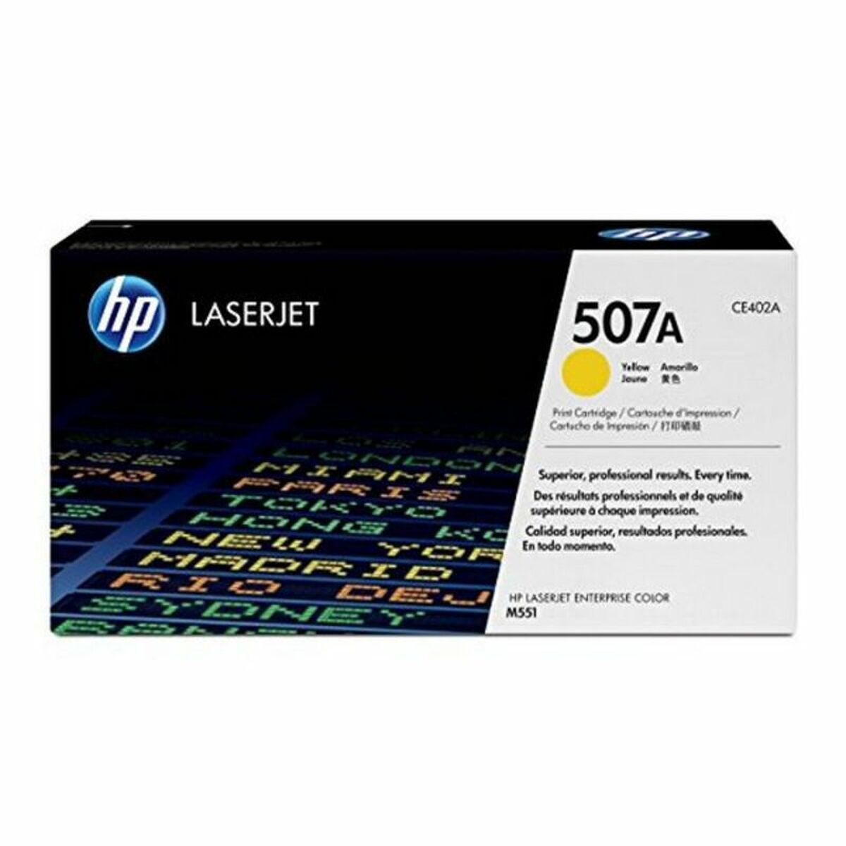 Оригинальный тонер HP 507A Жёлтый-2