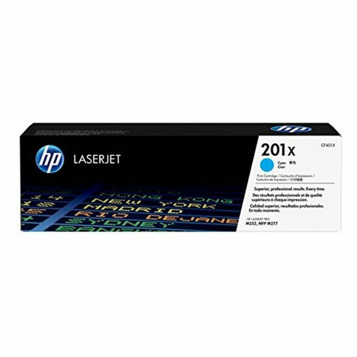 Оригинальный тонер HP 201X Циановый-2