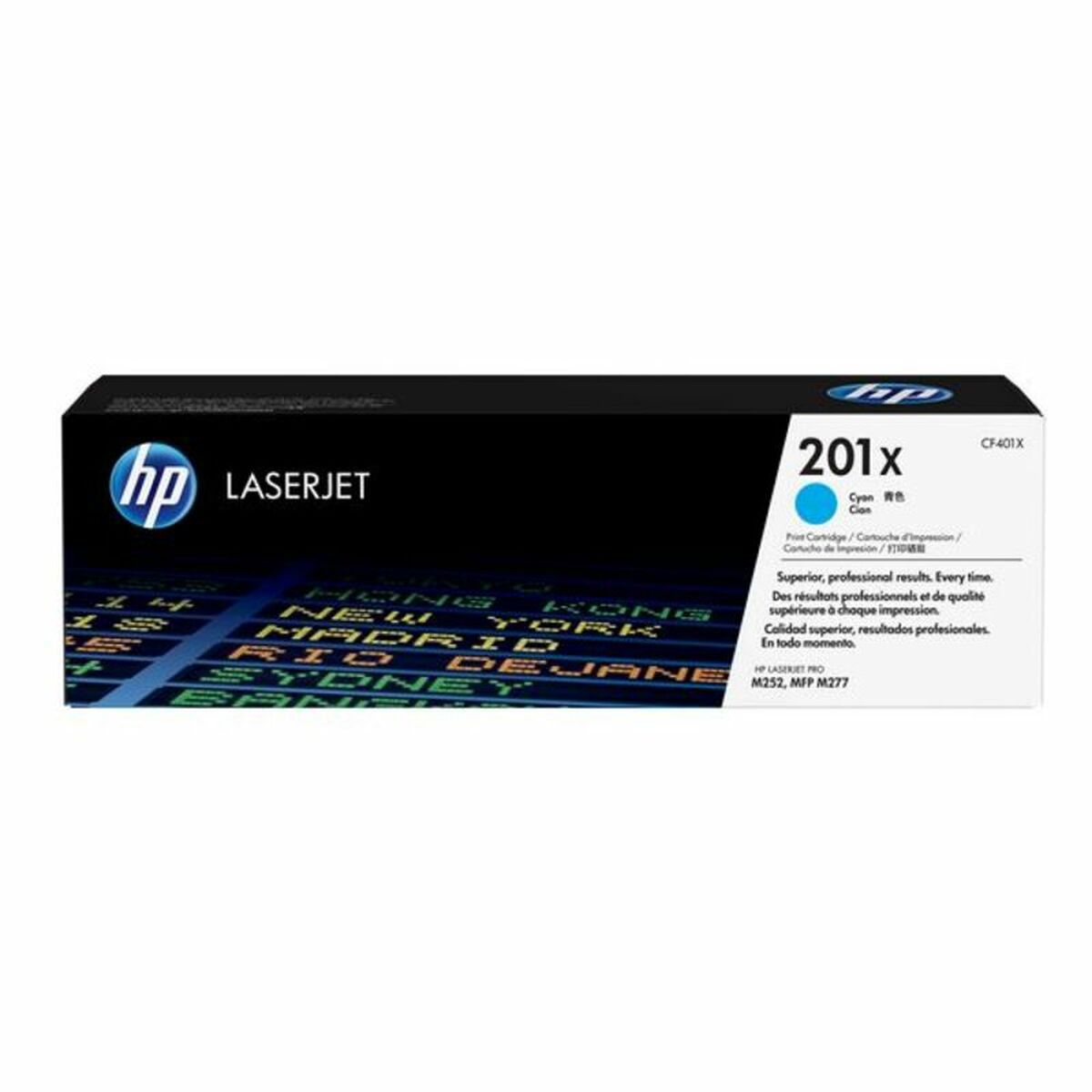 Оригинальный тонер HP 201X Циановый-3